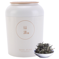 福鼎白茶2019年荒野花香型白牡丹纯日晒高山牡丹王罐装散茶有机白茶