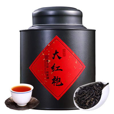 新茶大红袍茶叶正宗武夷山武夷岩茶浓香型乌龙茶罐装散装250g