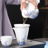 新品高白瓷描金浪花盖碗陶瓷功夫茶具三才盖碗敬茶碗茶备LOGO定制