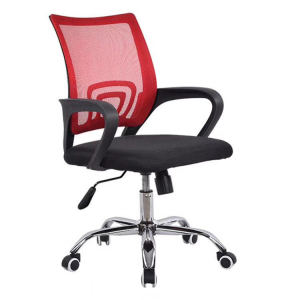 厂家批发网布办公椅职员椅旋转升降椅简约弓形靠背电脑椅家用椅子