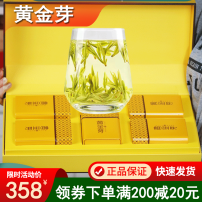 2023新茶正宗黄金芽白茶明前特级礼盒装绿茶叶鲜鸡汤味明前头春茶