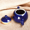 批发陶瓷霁蓝釉大号180ml茶壶创意青瓷西施壶红色功夫茶具泡茶壶