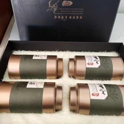 崂山绿茶礼盒春茶2021新茶500g青岛特产日照特级浓香手工炒青茶叶