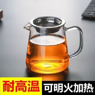 耐热加厚玻璃公道杯耐高温高硼硅分茶器大中小号茶海功夫茶道配件