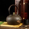 煮茶利器，日本铸铁铁壶，内壁不生锈，容量1200cc
