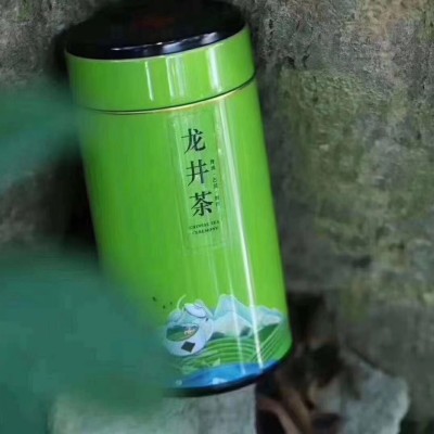 2020年新茶绿版龙井豆香味2罐500克