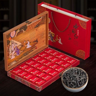 武夷山岩茶马头岩大红袍茶叶浓香型中国红高档礼盒装
