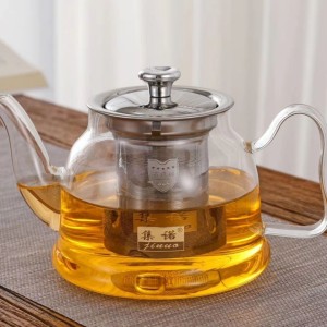 集诺品牌800豪升加大加厚耐热玻璃茶壶煮茶器