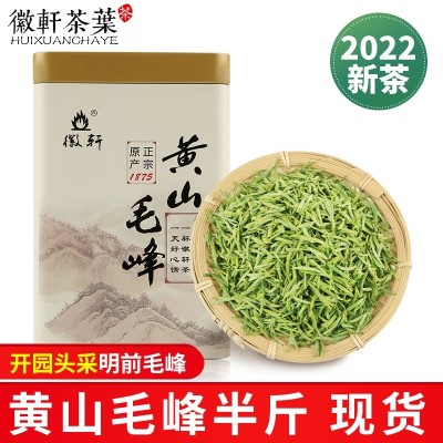 [买送杯子]黄山毛峰2023新茶明前特级头采嫩芽绿茶高山春茶叶250g