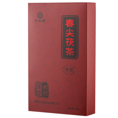 《送茶刀》湖南特产安化黑茶2015年金花天茯茶1KG陈年黑茶天尖茶