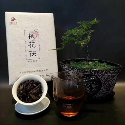 高马桃花茯茶800克2014年高山茶
