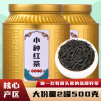 2023新茶 正山小种红茶桐木关茶叶武夷山散装罐装 小种红茶500g