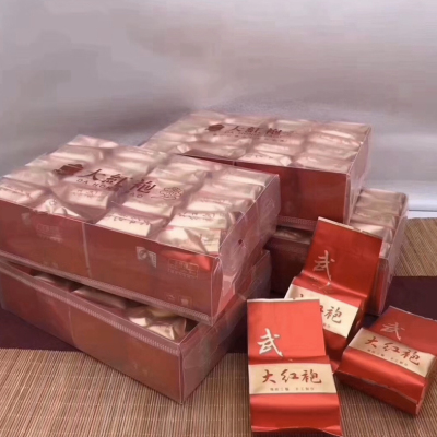 共500g武夷山大红袍茶叶碳焙醇香型浓香型袋装武夷岩茶新茶秋茶2盒装