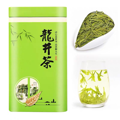 茶叶龙井茶2024新茶明前特级散装绿茶春茶高山豆香茶浓香型250g