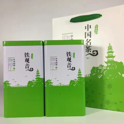 2023新茶安溪秋茶铁观音兰花香特级浓香型礼盒装乌龙茶500g