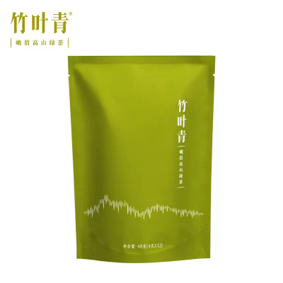 竹叶青茶叶2021年新茶上市峨眉高山绿茶特级(品味)自饮袋装60g