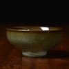梅舒恩星空盏创意陶瓷冰裂纹茶盏龙泉青瓷纯手工铁胎品茗杯茶杯