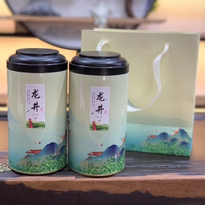 【高品质】龙井茶2023新茶散装豆香春茶嫩芽龙井茶叶绿茶罐装500g