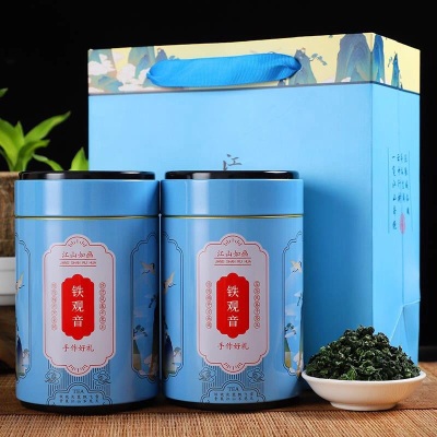 2024新茶安溪铁观音浓香型茶叶 兰花香纯手工乌龙茶礼盒罐装500g