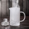 高硼硅玻璃单层杯厨房烘焙玻璃量杯带刻度玻璃牛奶杯子刻度量水杯