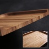 竹制木托盘餐盘托盘木质托盘长方形家用木盘子实木圆盘茶盘烧烤盘