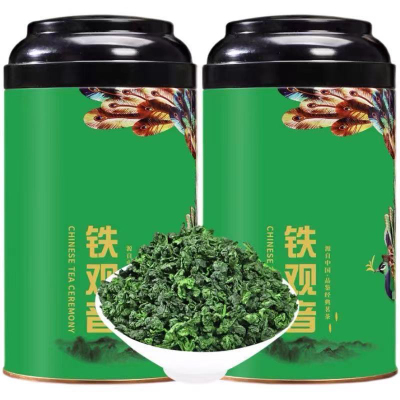 安溪铁观音2023新茶特级茶叶浓香型高山兰花香礼盒罐装500g批发
