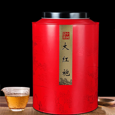 【一罐一斤】大红袍茶叶武夷岩茶大红袍茶叶散装乌龙茶罐装