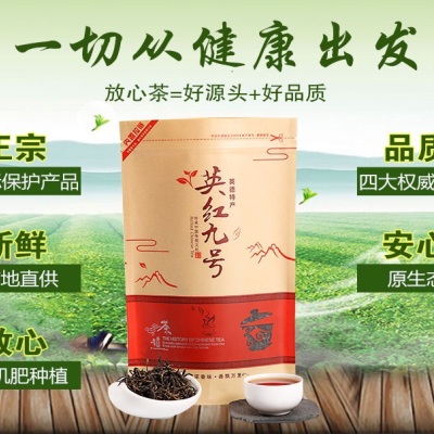 2023新茶正宗广东英德红茶英红九号浓香型500克一斤装9号红茶
