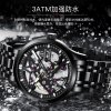宾卡达手表品牌男士全自动机械手表镂空防水夜光潮流时尚手表