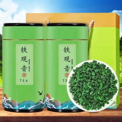 安溪铁观音茶叶2023新茶特级浓香型 兰花香散茶礼盒罐装500g