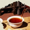 2015年的陈香宫廷普洱熟茶木桶装500克/桶