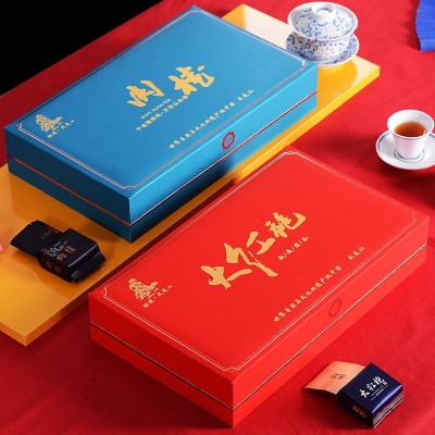 武夷山大红袍茶叶散装浓香型乌龙茶肉桂大红袍礼盒装送礼佳品