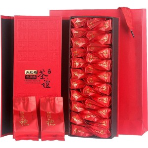 武夷山大红袍茶叶 肉桂乌龙茶30泡包礼盒装 红茶厂家直销